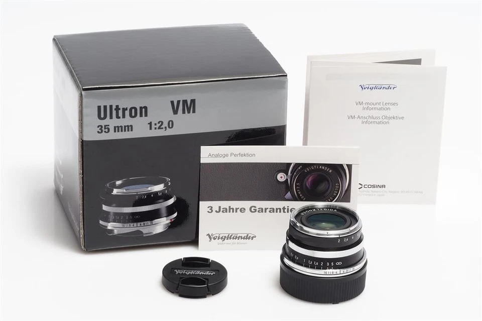 Voigtländer Ultron 2/35mm Asph. VM I Negro Para Leica M - Imagen 1 de 1