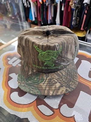 Vintage New Era Real Tree Quaker Boy Game Calls Camouflage Hat - Image 1 of 4