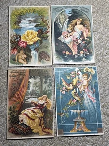 4-Advertising Murray Lanman's Florida Water Trade Cards - Oriental  S314 - Picture 1 of 2