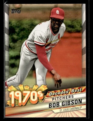 2020 Topps Bob Gibson #DB-31 Decades' Best (Series One) - Image 1 of 2