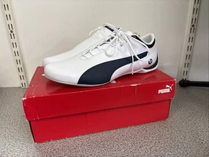 Talla 12- PUMA BMW MS Future Cat Blanco Equipo Azul Nuevo Con Caja - Imagen 1 de 13