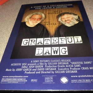 Grateful Dawg Jerry Garcia David Grisman Postcard Advertisement C162 - Picture 1 of 2