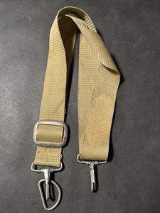 Bag Strap Beige Nylon Shoulder Sling Purse Handle Adjustable Silver Clasp 24” - Picture 1 of 2