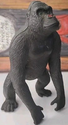"Gorila King Kong vintage con ojos verdes juguete imperial Hong Kong 6,5"""  Foto 1 de 4