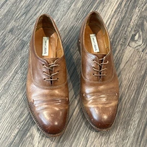 Ariat Two 24 Austen Oxford Lace-Up Brown Smooth Leather Womens Shoes Size 8.5 B - Picture 1 of 14