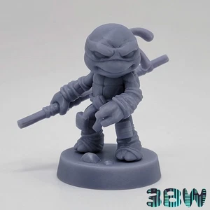 Chibi Donatello | 2-Inch Resin Model Kit | DIY TMNT Tech Turtle with Staff - Picture 1 of 7