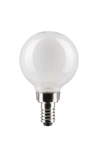Satco 4.5w G16.5 Globe Filament LED 4000K Candelabra Base Dimmable - 40w equiv - Picture 1 of 4