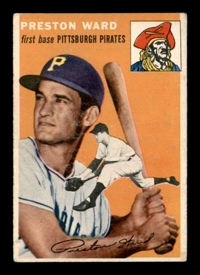1954 Topps #72 Preston Ward   VG/VGEX X3423552 - Image 1 of 3