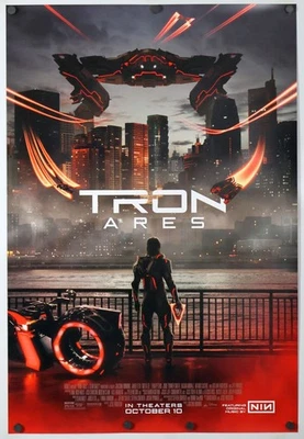 Tron Ares original DS movie poster US FINAL D/S 27x40 2025 Bridge, Leto ! MINT !