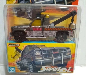 2006 Matchbox Superfast GMC Wrecker #39 Super Fast Garage 188 Collectors Box - Picture 1 of 8