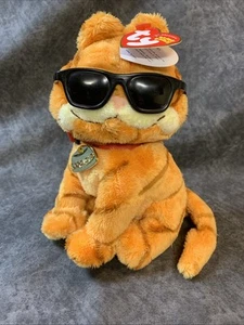 Ty Beanie Baby - Garfield the Movie - Plush - Retired 2004 "Cool Cat" W/Tag - Picture 1 of 7