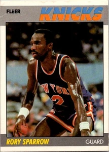 Rory Sparrow 1987-88 Fleer #102 New York Knicks - Picture 1 of 2