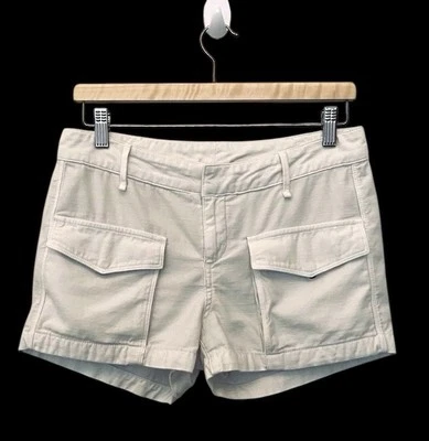 Женские шорты-карго RAG &BONE из белого хлопка со средней талией размер 25 - Изображение 1 из 4