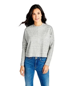 Vineyard Vines Pullover Größe Large Damen Grau Langarm Crop Pullover - Bild 1 von 7