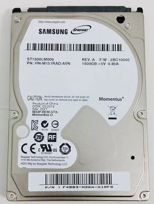 NEW 1.5TB Seagate ST1500LM006 2.5" SATA3 32MB Hard Drive for laptop - Image 1 of 3