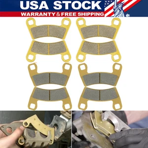 Front & Rear Parking Brake Pads For Polaris Razor RZR 570/800/900/1000 S 800 900 - Picture 1 of 10