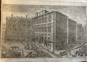 Génova; Vista De Plaza De Fossello. Antonio Giolfi 1760 Ca - Picture 1 of 10