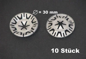 10 Blechmutter Klemmscheiben Metall Clips Unterboden Auspuff VW AUDI Skoda  - Bild 1 von 1