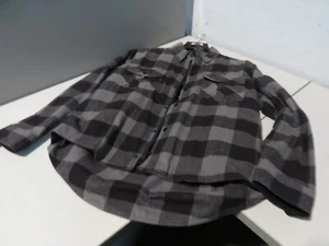 Z1R The Duke Black & Gray Riding Flannel Shirt Size Medium - Picture 1 of 5