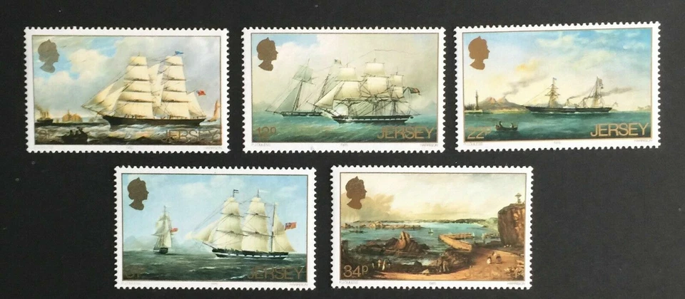 JUEGO DE ESTAMPILLAS JERSEY MNH 1985 ARTISTAS SEXTA SERIE P J OULESS SG 352-356 Foto 1 de 1