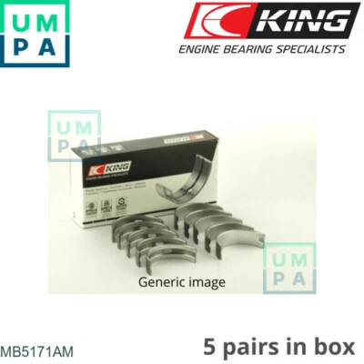 CRANKSHAFT BEARING SET STD FOR MAZDA 9AFPFP9A 1.8L -DS/2C/7E/7GFSFS-DS 2.0L  - image 1 of 4