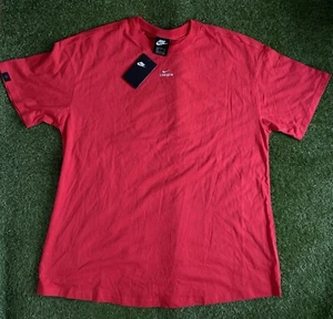 Nike Korea Football Team T Shirt Red Size S Oversized (fits Men’s XL) NWT - Picture 1 of 9