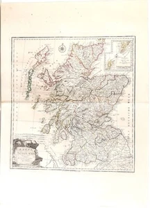 Antique map, Schraembl, Karte von Scotland - Picture 1 of 1