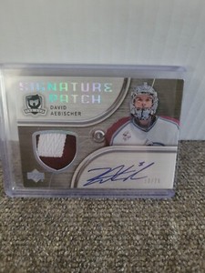 05-06 UD Upper Deck The Cup Signature Patches  David Aebischer  /75  Auto  Patch
