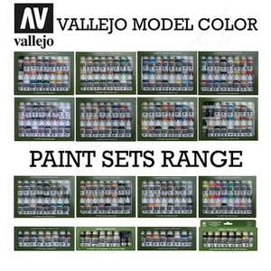 Juegos de pinturas acrílicas a color modelo Vallejo gama envío rápido - Imagen 1 de 47