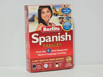 Berlitz Spanish Premier Language Course – BRAND NEW – Software, &  Audio CDs - Image 1 of 3