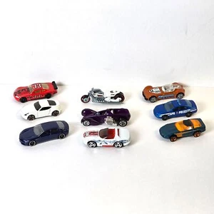 Hot Wheels sortiertes Konvolut 9 Autos Cycle Racers meist alle in sehr gutem Zustand - Bild 1 von 8