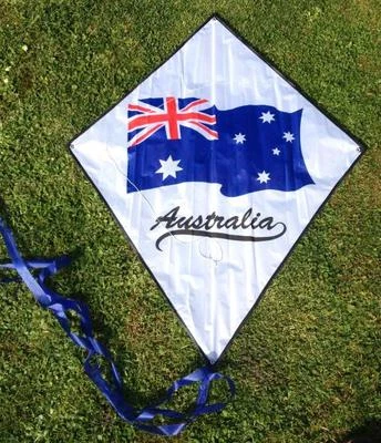 AUSSIE STYLE Einleiner Kinder Flugdrache Drachen AUSTRALIEN Flagge 85x70cm