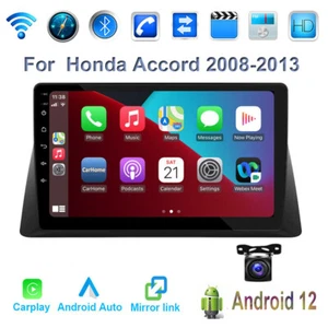 Car Radio GPS Navigation Carplay For Honda Accord 2008-2013 Android 12 Stereo - Bild 1 von 17