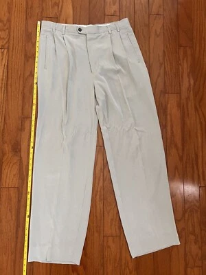 Cutter & Buck Men’s pleated Dress Pants Khaki Size US 34 - Image 1 of 4