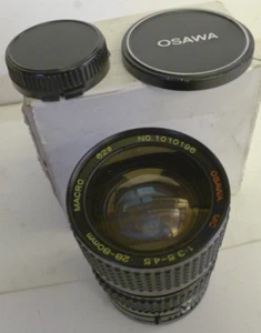 Osawa MC 1:3.5-4.5 f=28-80mm Macro Lens For Canon C/FD +End Caps - Picture 1 of 10