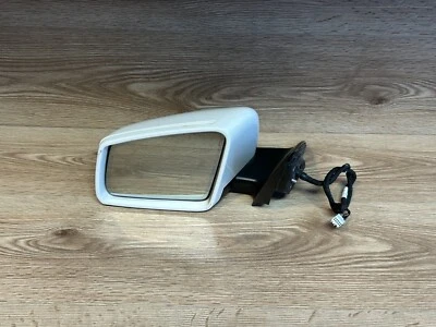MERCEDES W117 CLA250 FRONT LEFT DRIVER SIDE POWER DOOR MIRROR WHITE OEM 2014_19 - Image 1 of 4