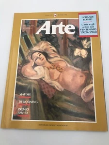 Arte mensile di Arte Cultura Informazione n. 232 1992 Matisse De Kooning - Picture 1 of 2