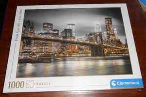 puzzle 1000 pièces NEW YORK SKYLINE NUIT, sous blister - Photo 1/1