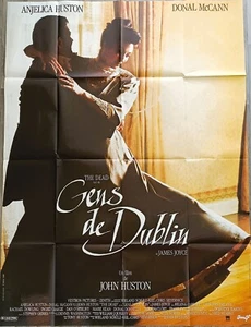 GENS DE DUBLIN/THE DEAD/JOHN HUSTON/JAMES JOYCE/AFFICHE ORIGINALE 120X160 CM - Bild 1 von 1
