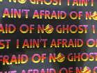Masque I ain't fear of Ghost TV 100 % coton gras quart 18"x22" NEUF