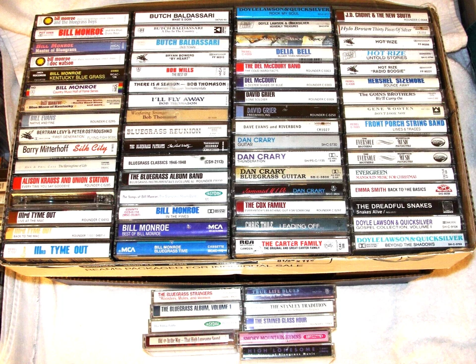 1980's-1990's Bluegrass Cassette Tapes - You Choose! ...VG+ to SEALED Condition! Foto 1 de 1