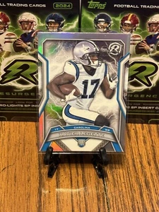 Tarjeta de novato Xavier Legette 2024 Topps Resurgence Silver Holo refractor #114 - Imagen 1 de 2