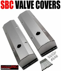 Cubiertas de válvula de aluminio Chevy SBC 283 302 305 327 350 383 400 NUEVO - Imagen 1 de 2