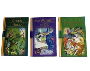 Robin Hood, Peter Pan, Wizard of Oz 3 Classics (Illustrated Hardcover, 2007) - Picture 1 of 11