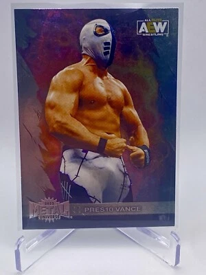 2022 AEW Skybox Metal Universe Pres10 Vance #57 Wrestling - Image 1 of 2