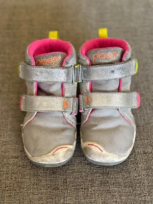 PLAE Max Botas Metálicas Plateadas y Rosa Zapatos Talla 10.5 Foto 1 de 4