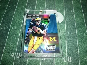 2016 Panini Draft Prizm Tom Brady Blue Refractor Silver Holo Patriots📈🔥SSP - Bild 1 von 2