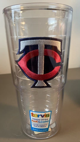 Minnesota Twins MLB 24 Oz Tervis Tumbler drinking Glass (New) Cover