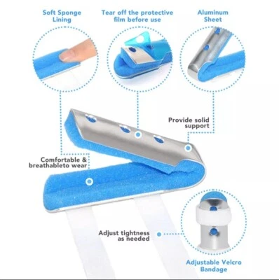 Trigger Finger Splint Brace for Arthritis Straightener Support Protector Metal - Image 1 of 3