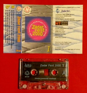 ZADAR FEST 2000 FESTIVAL YUGOSLAVIA SERBIA CROATIA BOSNIA RARE CASSETTE TAPE # 1 - Picture 1 of 2